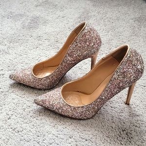 STEVE MADDEN GLITTER HEELS